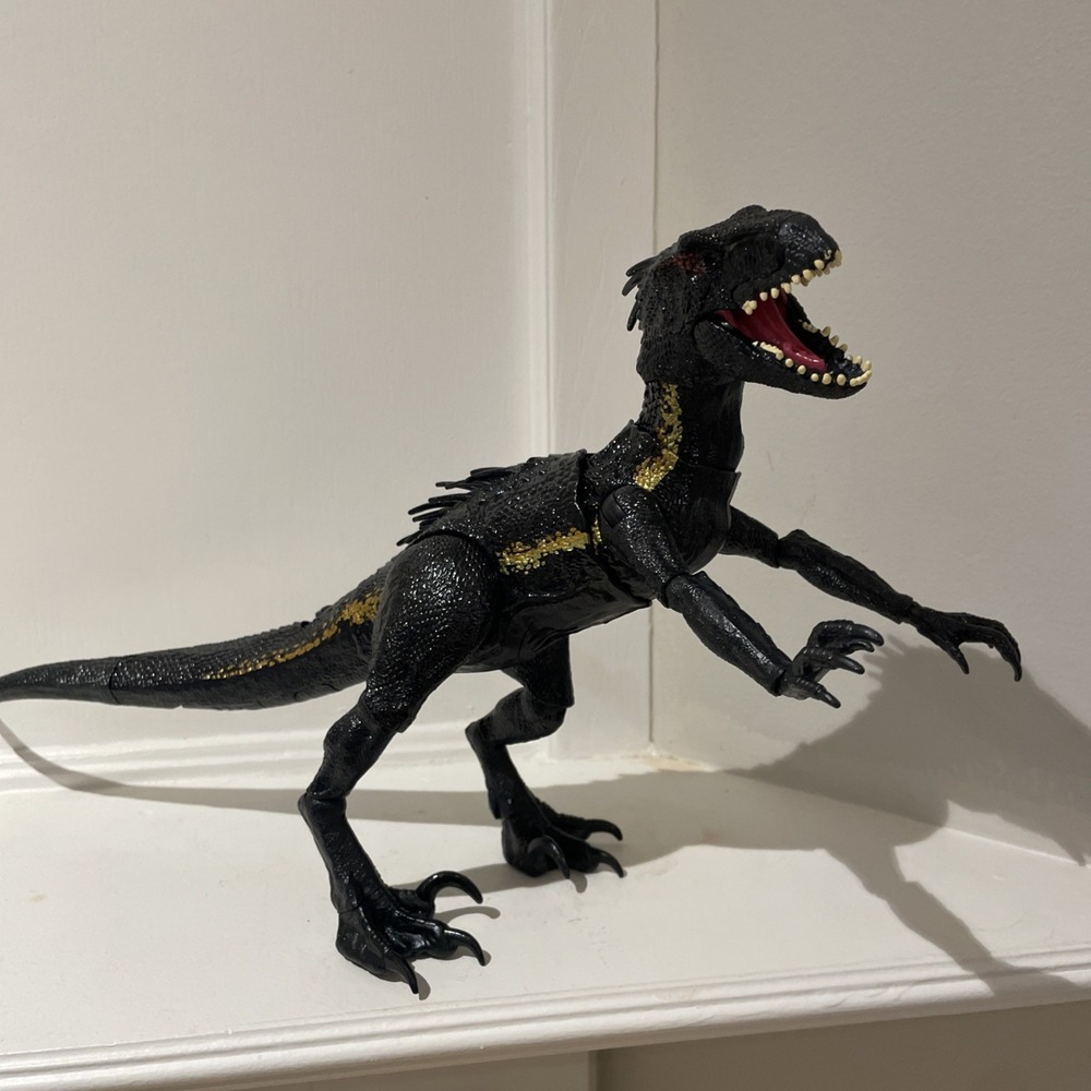 Mattel Jurassic World GRAB 'N GROWL INDORAPTOR Action Figure 17"